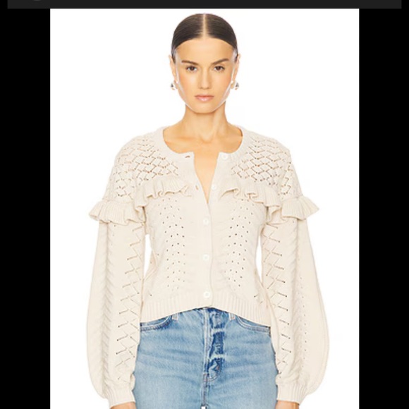 Cleobella Fernanda Ruffle Cardigan - Picture 3 of 3